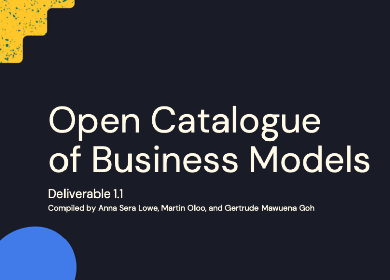 Business Models Catalogue