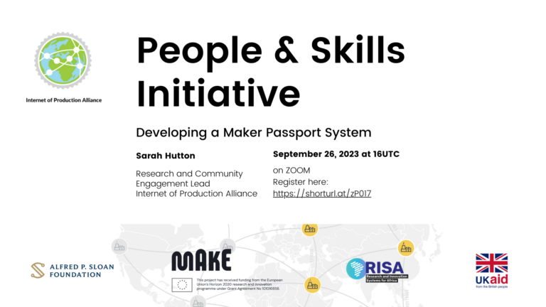 Community Call: People & Skills Initiative by Iopa