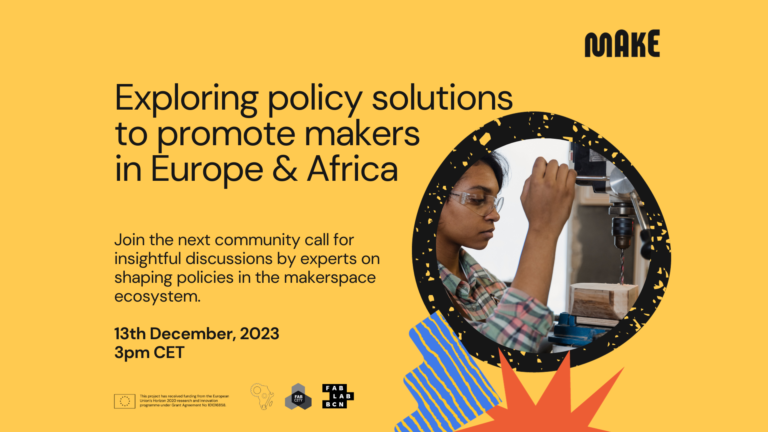 Fostering Makers: Policy Solutions for Europe and Africa