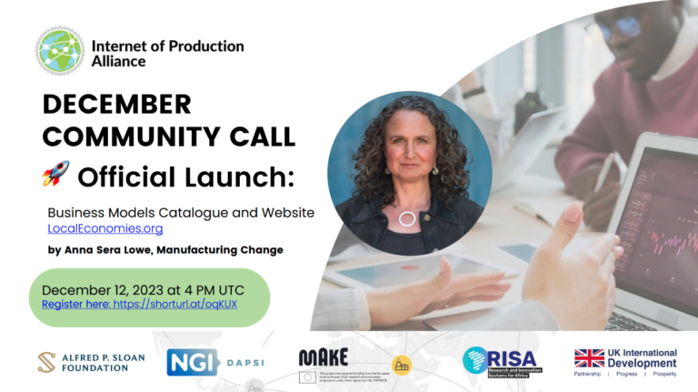 IOPA Community Call – Business Models catalogue & website launch